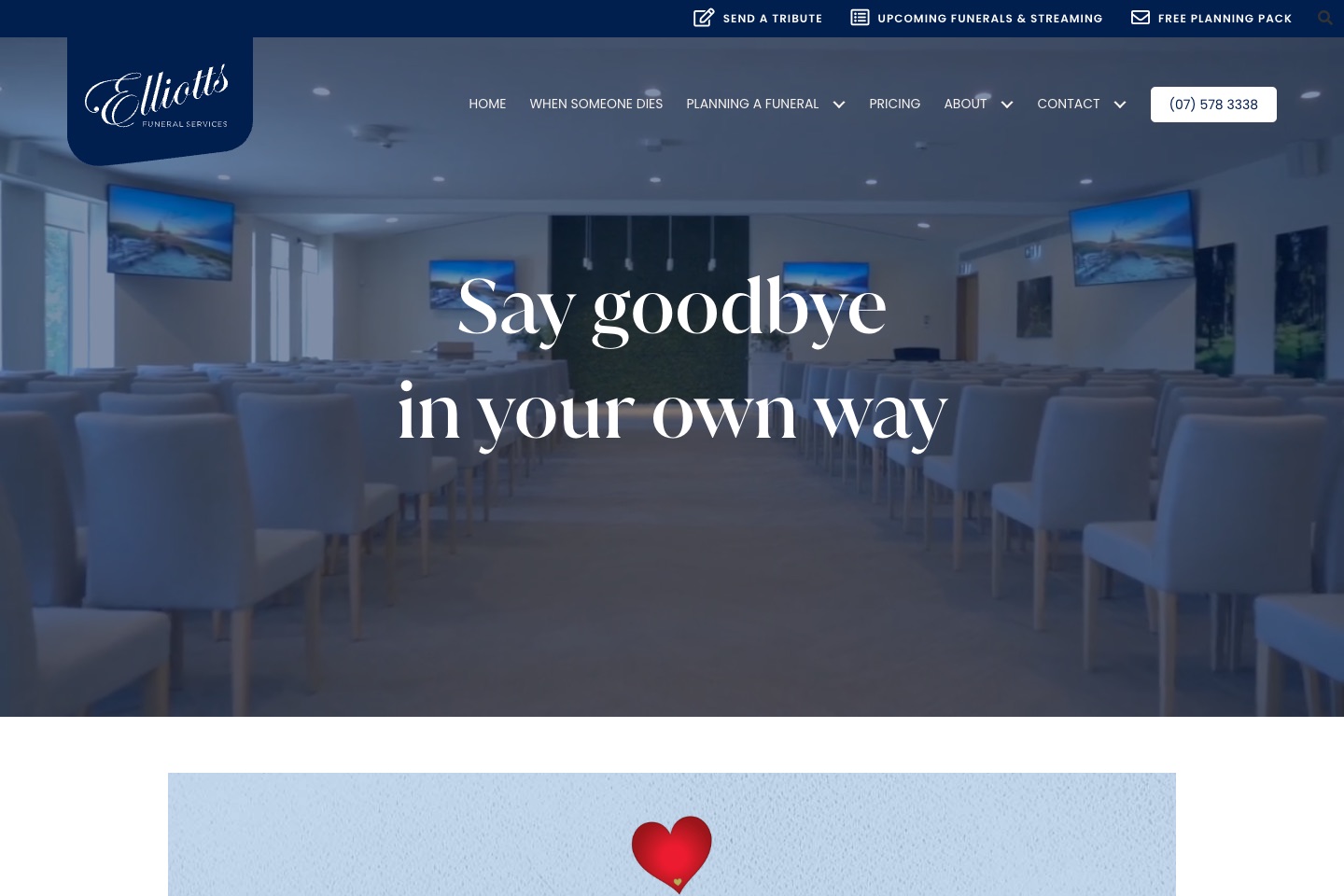Elliotts Funerals, visibility